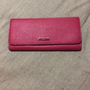 TODAY ONLY:Authentic PINK FENDI LONG WALLET MADE IN ITALY - Rubs on Corners